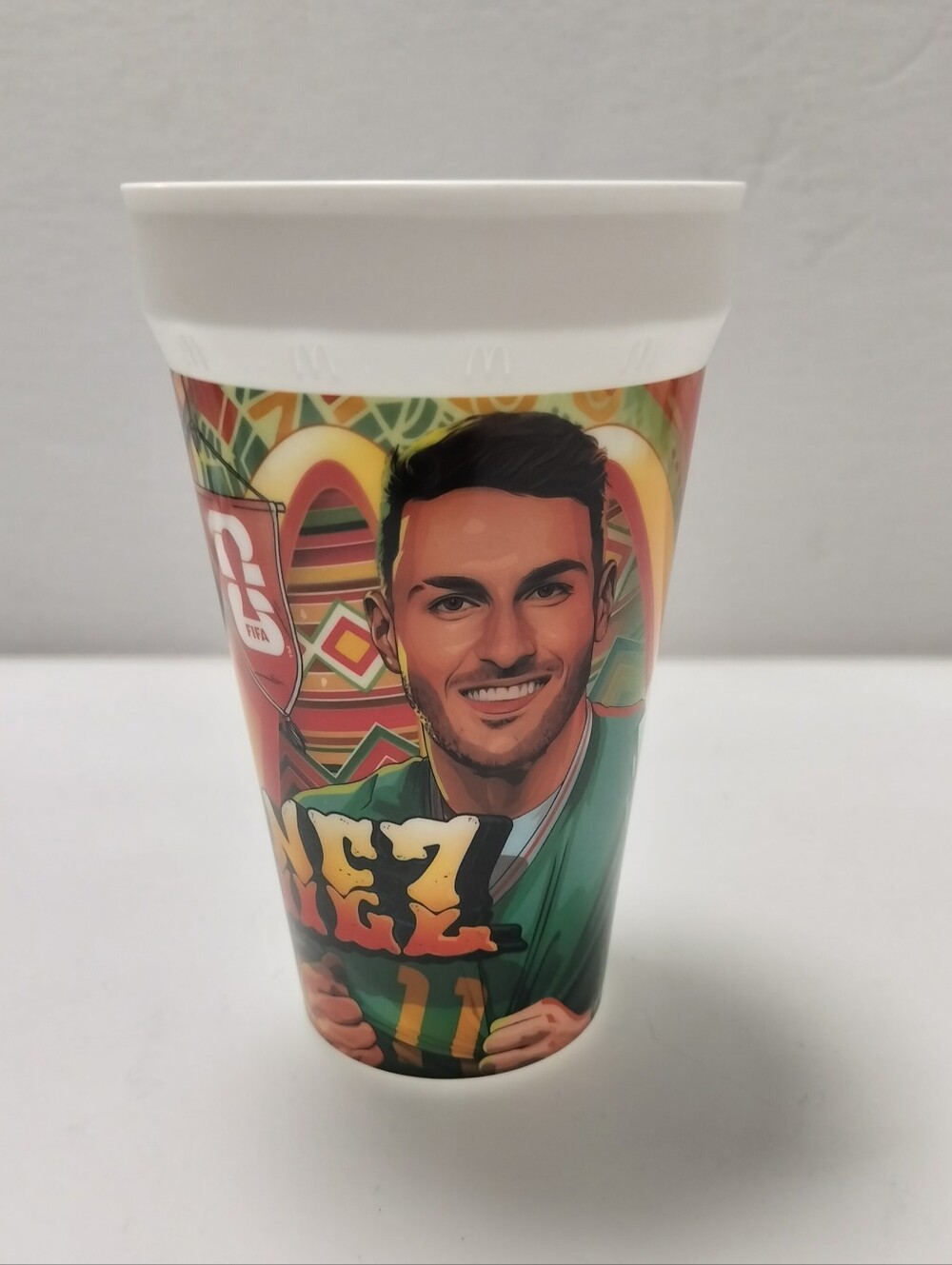 2026 McDonald's FIFA World Cup Adult Happy Meal Cup Gimenez Mexico El Tri I'm